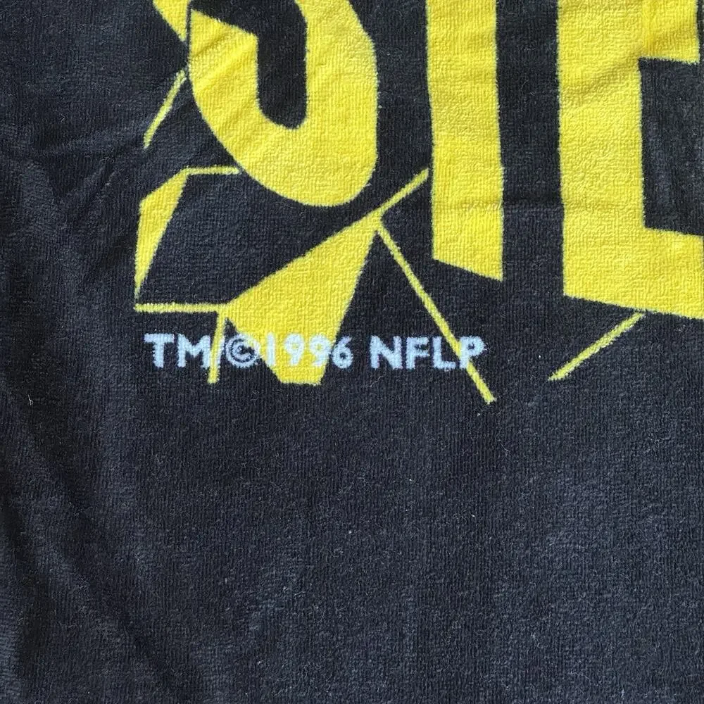 Vtg Pittsburgh Steelers Beach Towel 58
